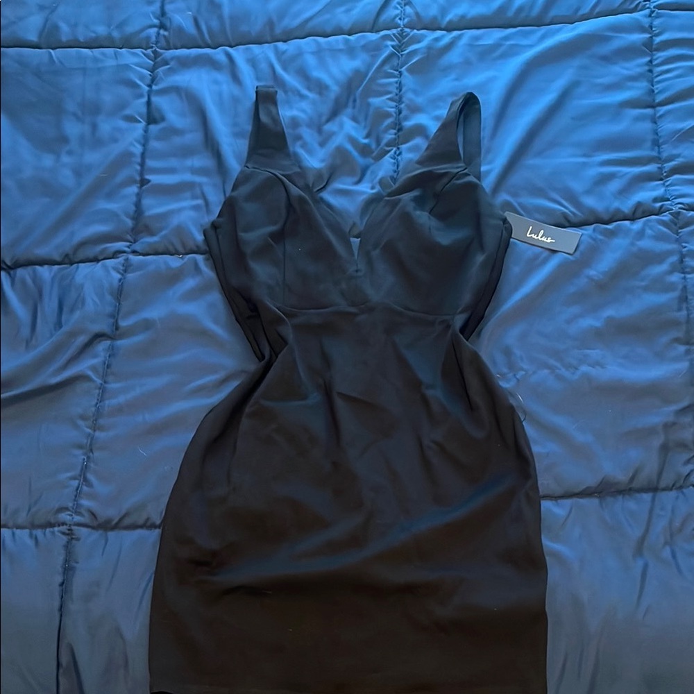 Lulu's Black Bodycon Mini Dress